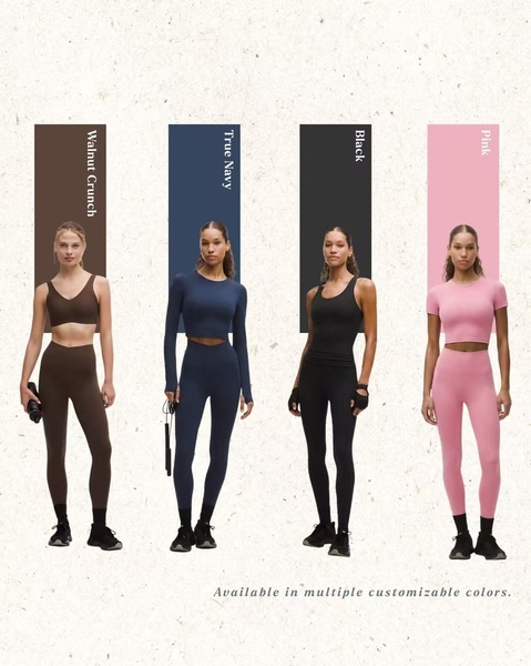 athletic set, workout set, activewear set, gym set, fitness set, sports set, exercise set, product launch, brand awareness, minimalist, fresh, trustworthy, neutral, pink, blue